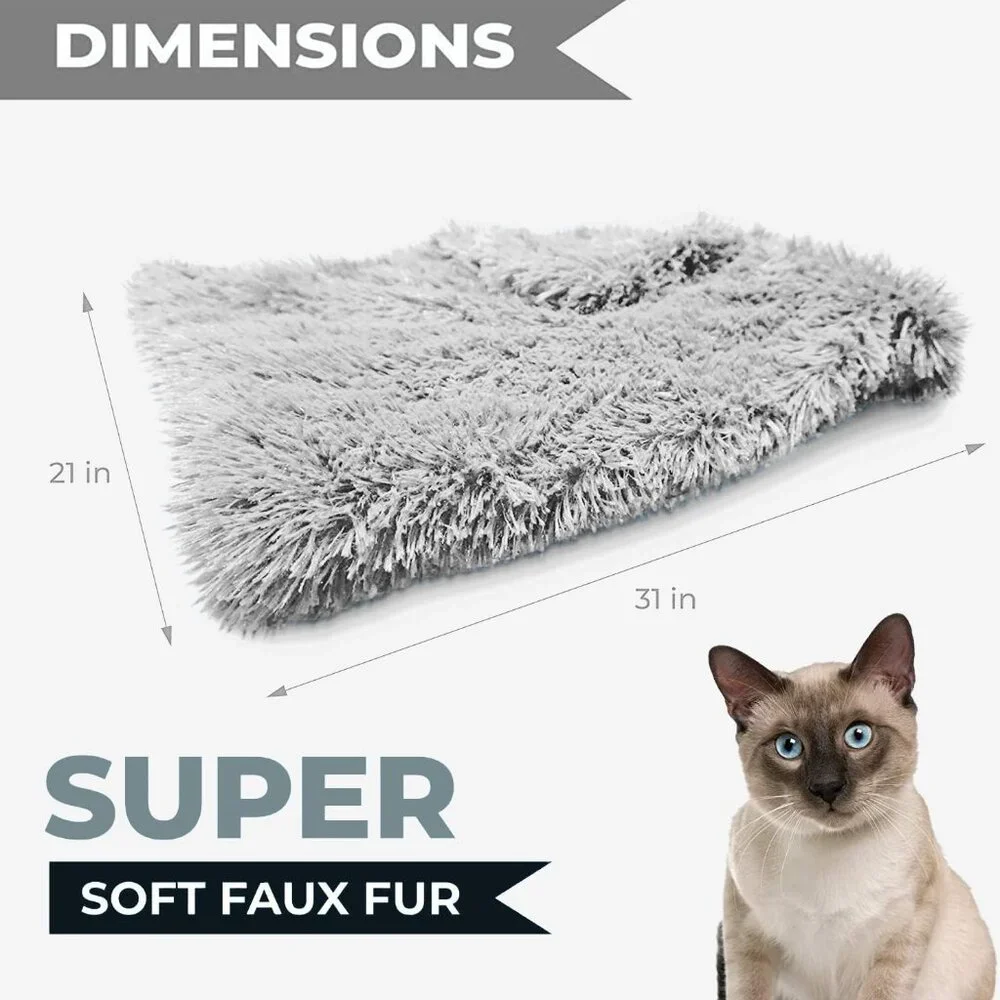 Whiskers & Friends Cat Bed, Cat Beds for Indoor Cats Washable